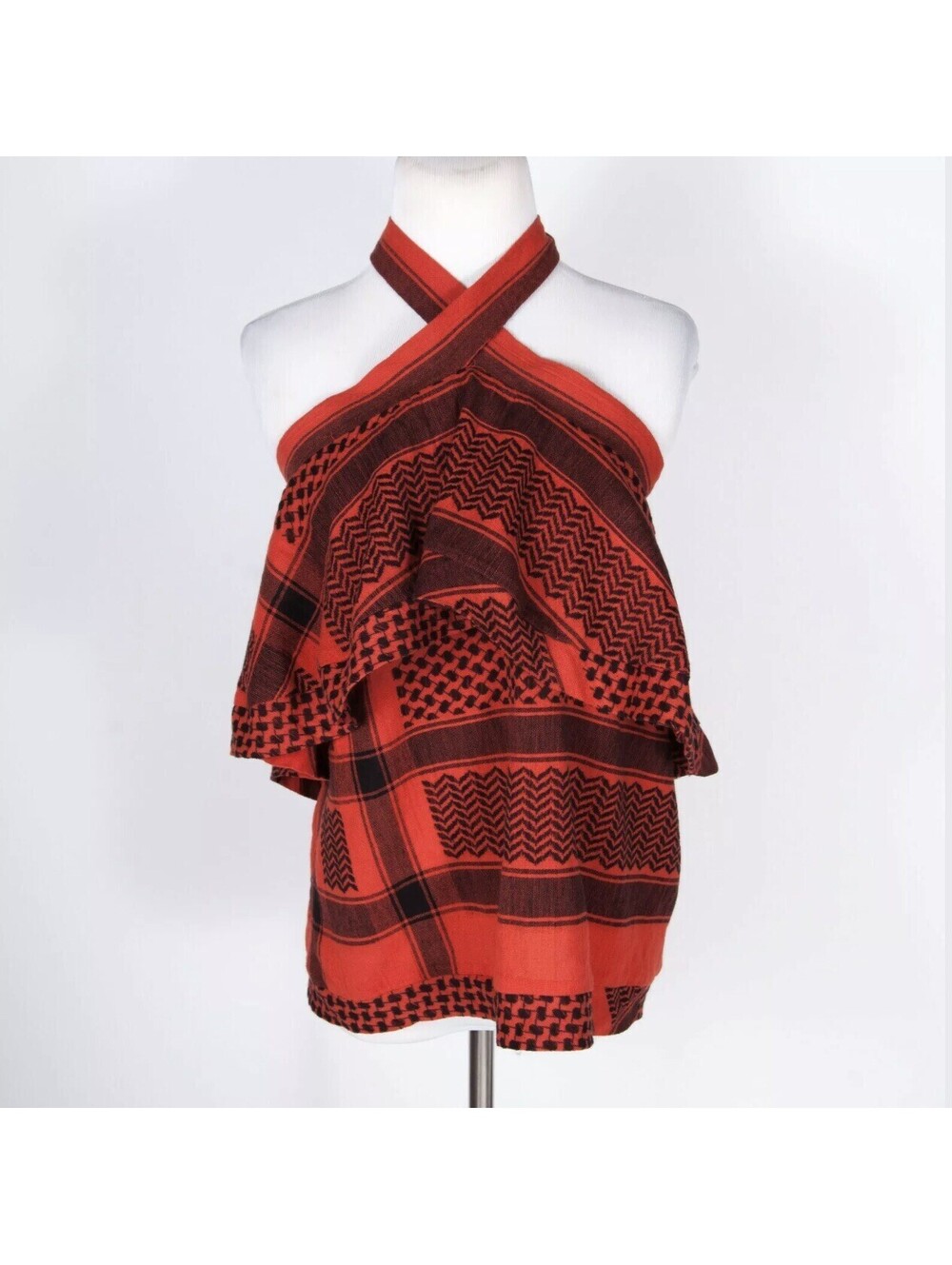 Cecilie Copenhagen Topanga Red Halter Top Small